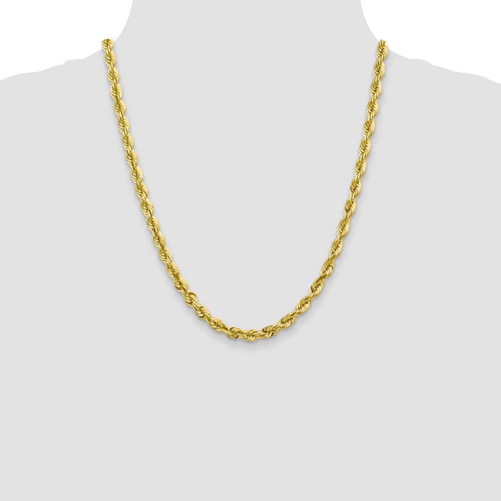Lovely Rita's Chains 10k Yellow Gold 6.00mm D.C Rope Chain