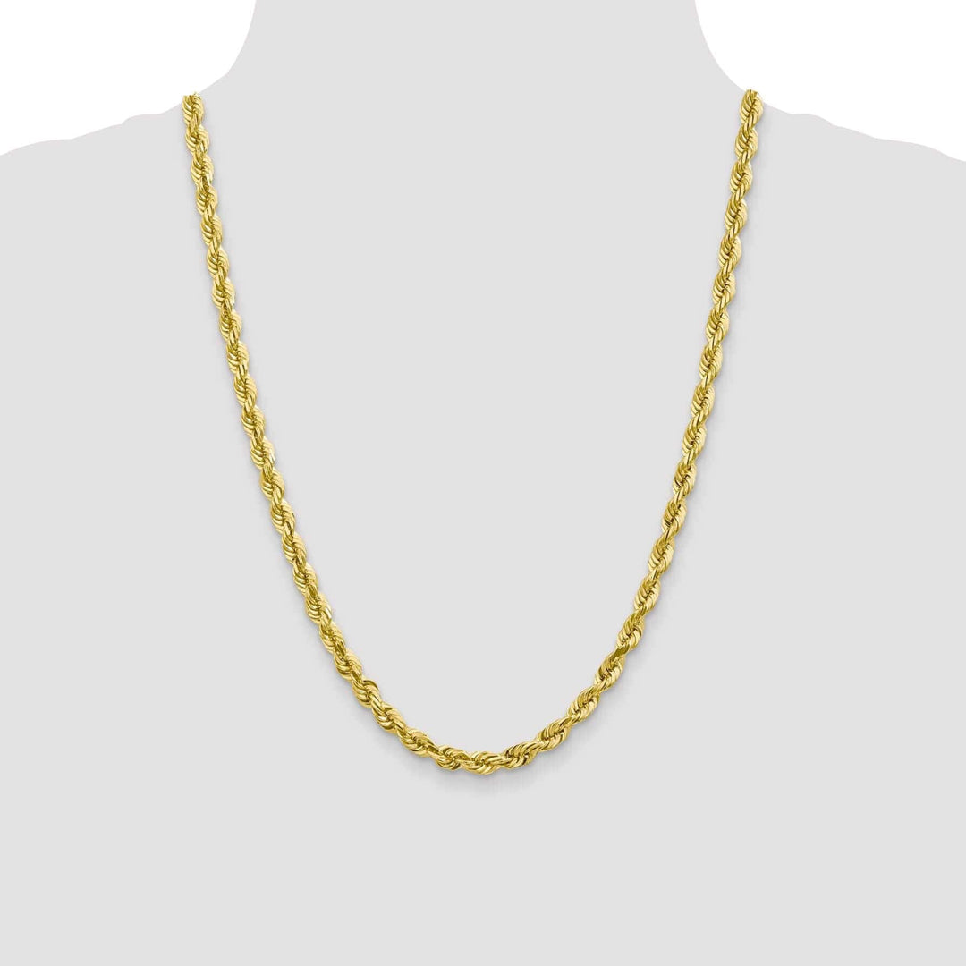 Lovely Rita's Chains 10k Yellow Gold 6.00mm D.C Rope Chain
