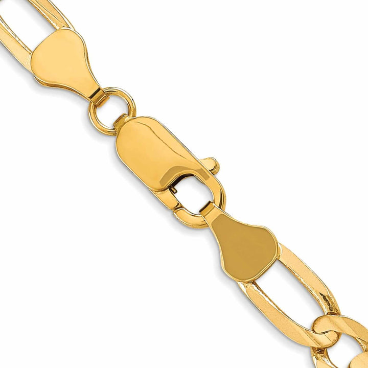 Lovely Rita's Chains 10k Yellow Gold 6.0mm Concave Figaro Chain