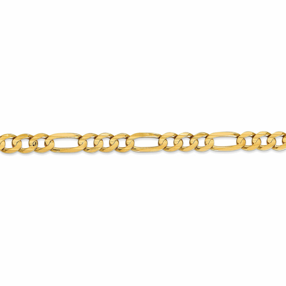 Lovely Rita's Chains 10k Yellow Gold 6.0mm Concave Figaro Chain