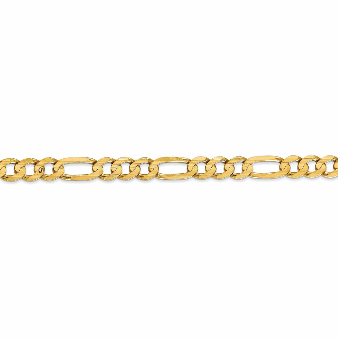 Lovely Rita's Chains 10k Yellow Gold 6.0mm Concave Figaro Chain