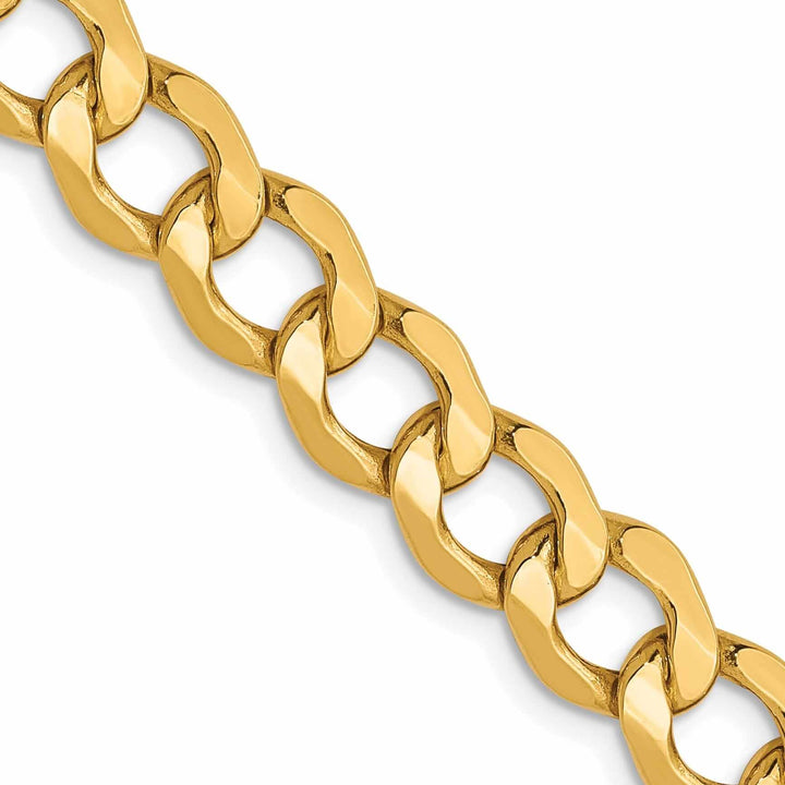 Lovely Rita's Chains 10k Yellow Gold 6.5m Semi-Solid Curb Link Chain