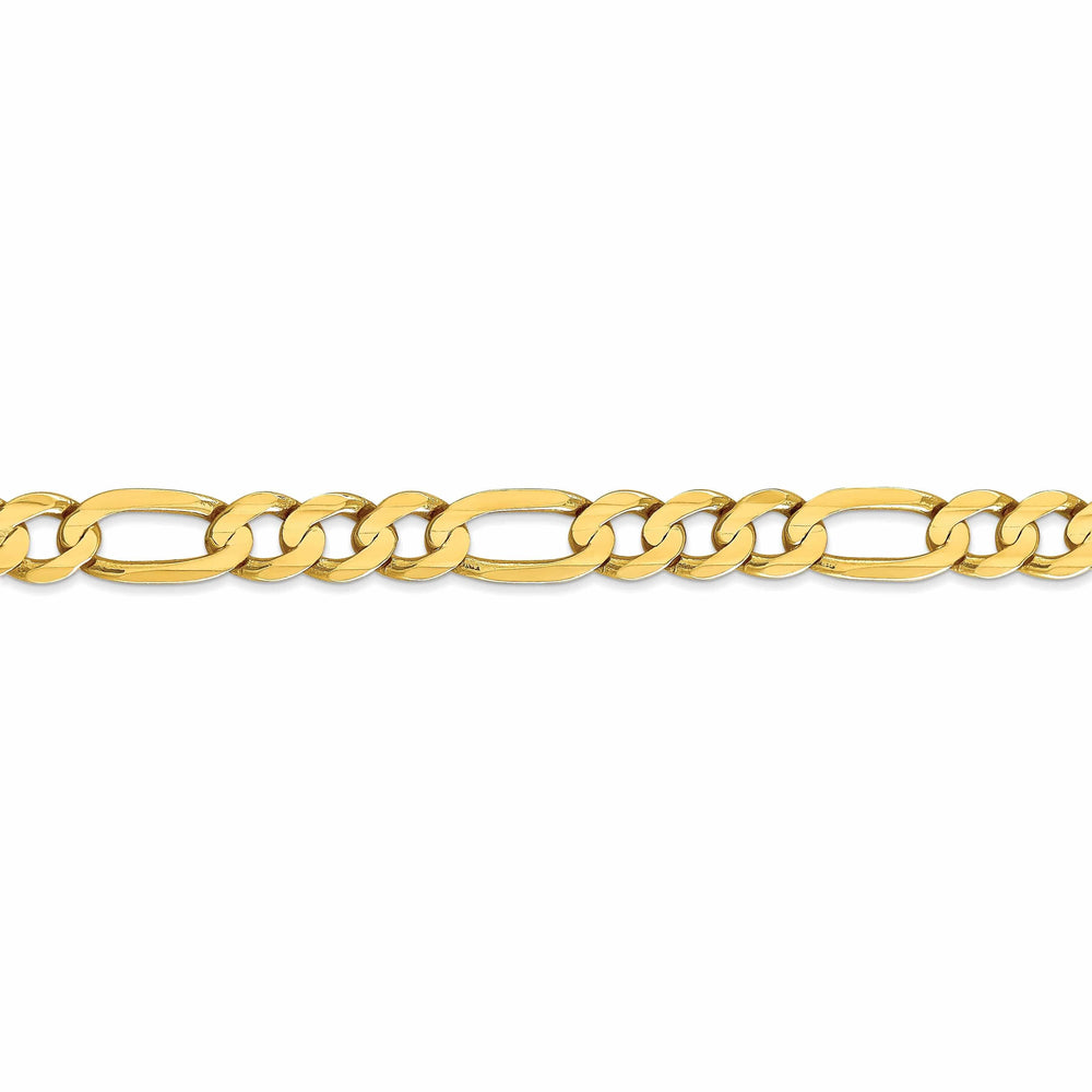 Lovely Rita's Chains 10k Yellow Gold 6.75mm Concave Figaro Chain