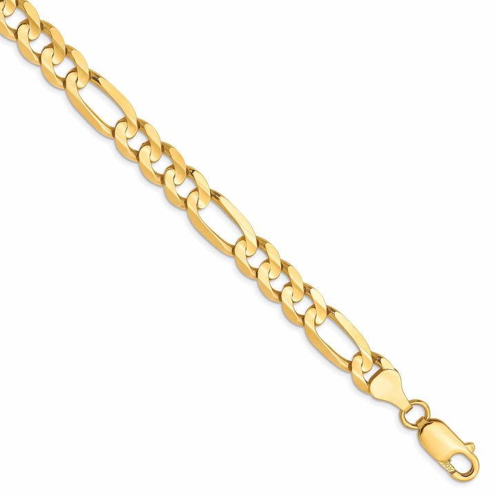 Lovely Rita's Chains 10k Yellow Gold 6.75mm Concave Figaro Chain