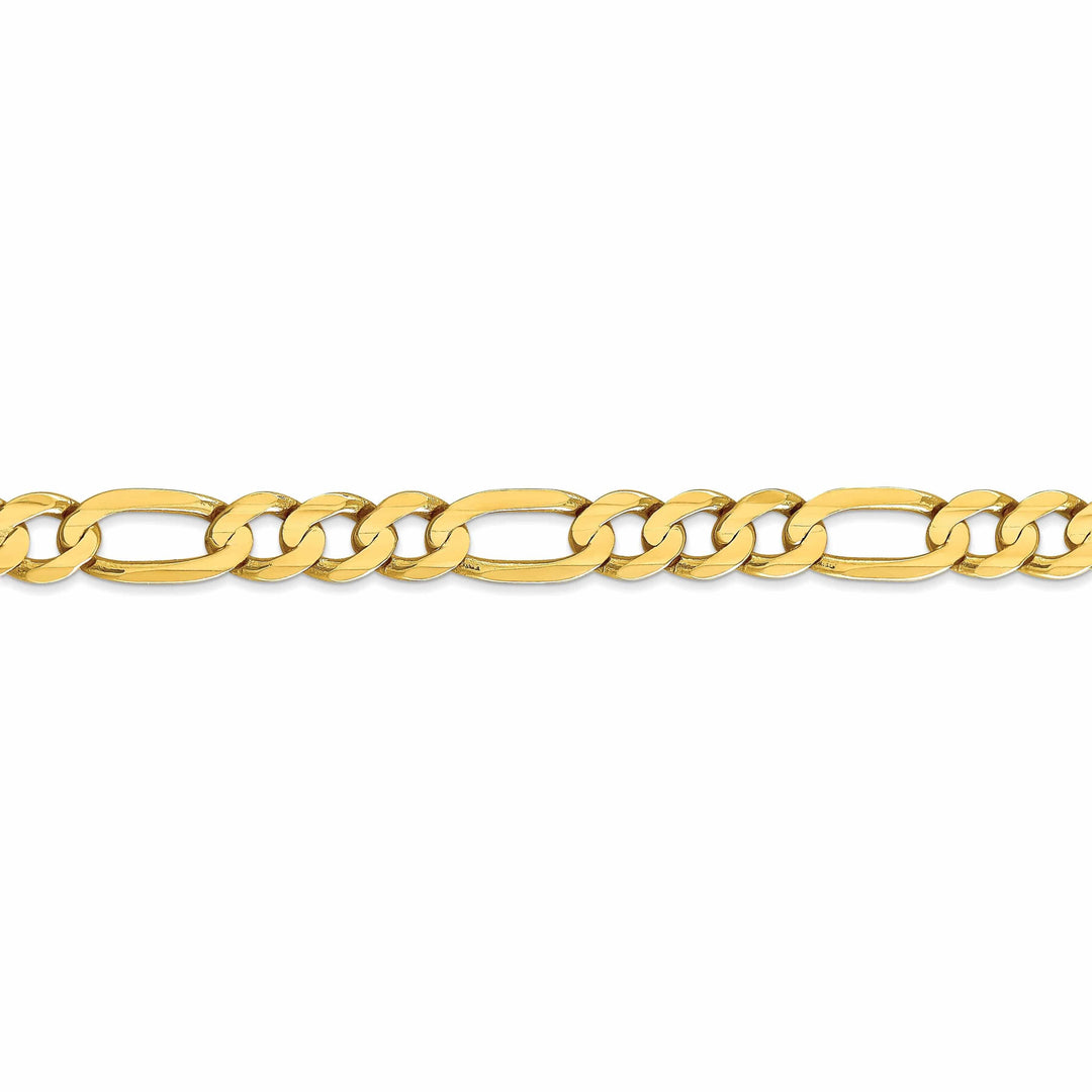 Lovely Rita's Chains 10k Yellow Gold 6.75mm Concave Figaro Chain