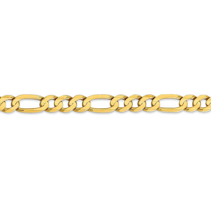 Lovely Rita's Chains 10k Yellow Gold 6.75mm Concave Figaro Chain