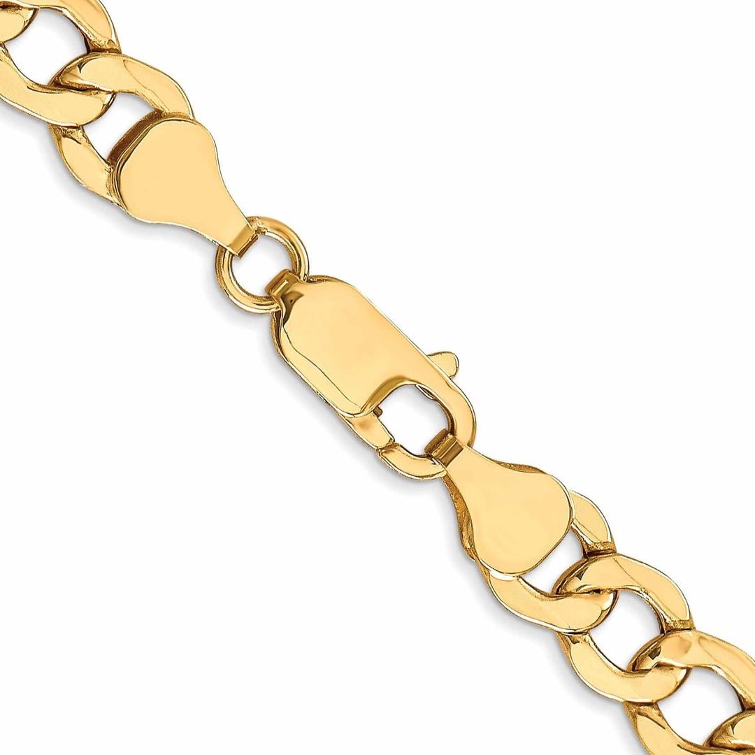 Lovely Rita's Chains 10k Yellow Gold 7.0m Semi-Solid Curb Link Chain