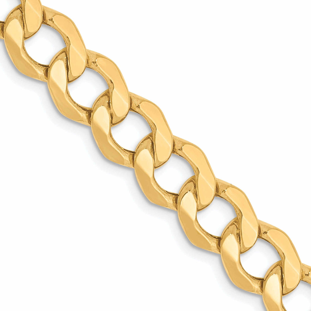 Lovely Rita's Chains 10k Yellow Gold 7.0m Semi-Solid Curb Link Chain