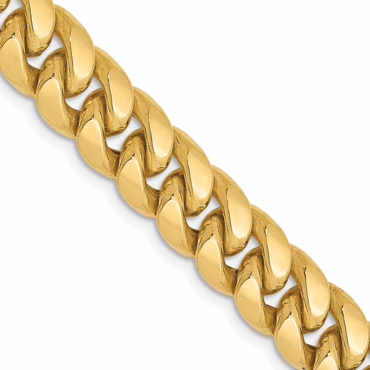 Lovely Rita's Chains 10k Yellow Gold 7.3 mm Miami Cuban Chain