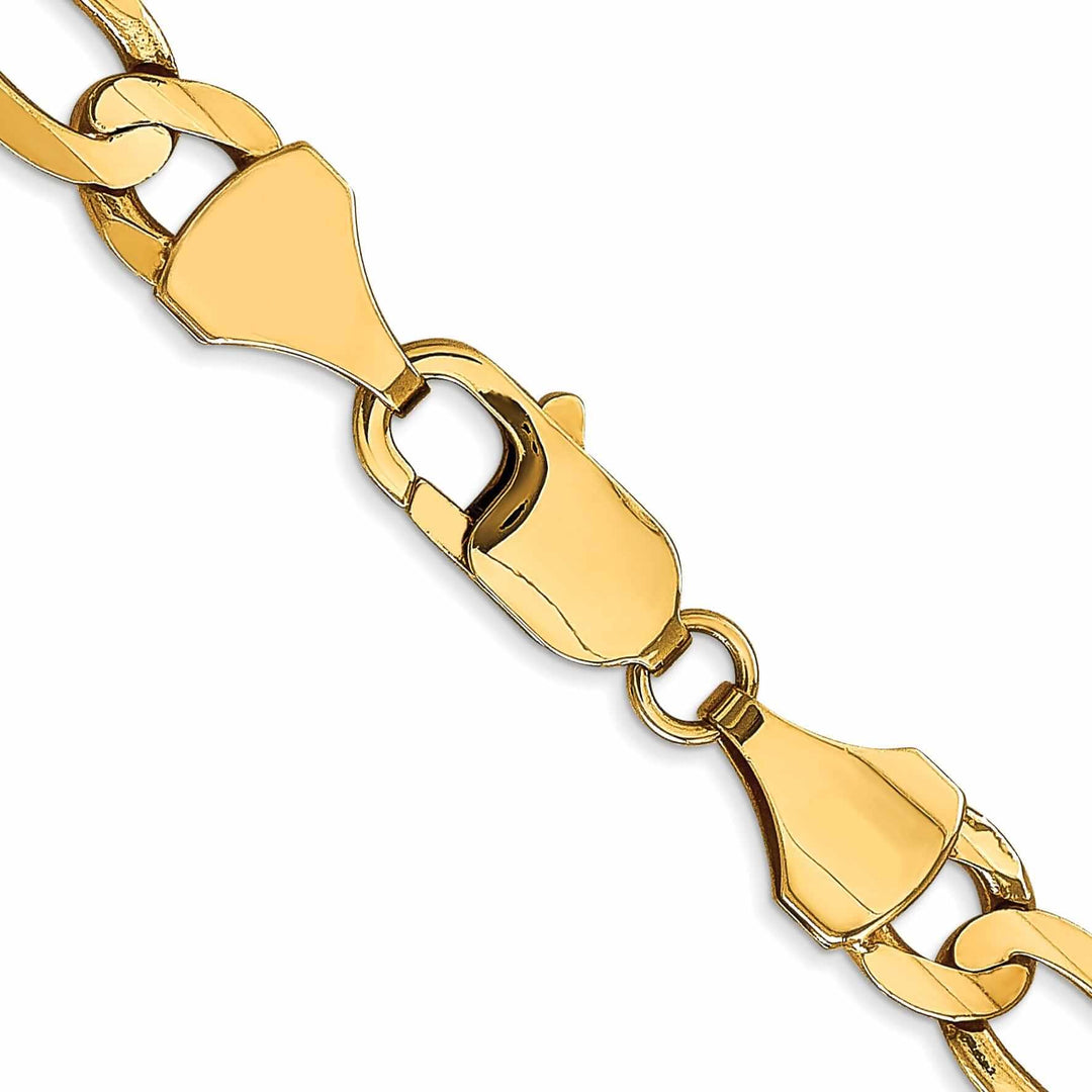 Lovely Rita's Chains 10k Yellow Gold 7.5mm Concave Figaro Chain