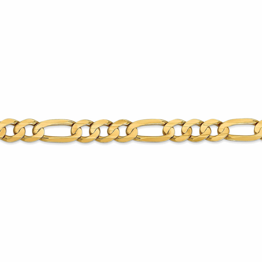 Lovely Rita's Chains 10k Yellow Gold 7.5mm Concave Figaro Chain