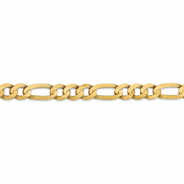 Lovely Rita's Chains 10k Yellow Gold 7.5mm Concave Figaro Chain