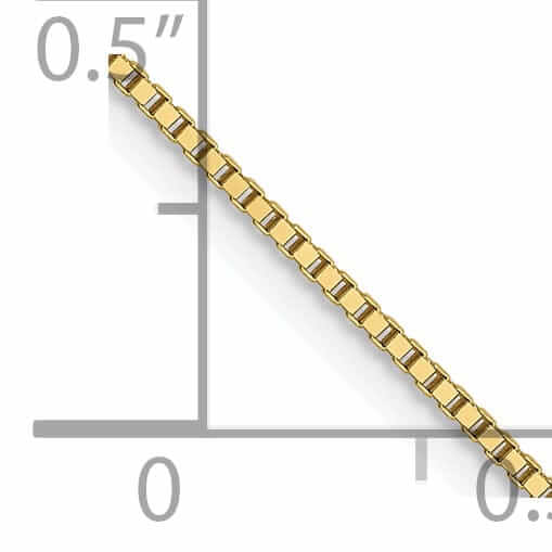 Lovely Rita's Chains 10k Yellow Gold .7 mm Box Chain