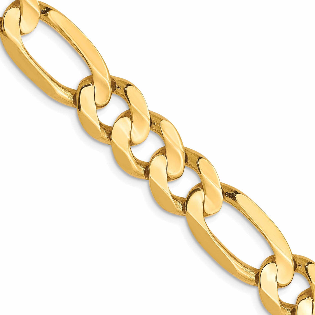 Lovely Rita's Chains 10k Yellow Gold 8.75mm Concave Figaro Chain