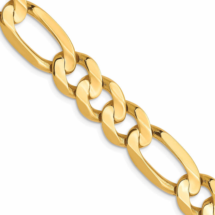 Lovely Rita's Chains 10k Yellow Gold 8.75mm Concave Figaro Chain