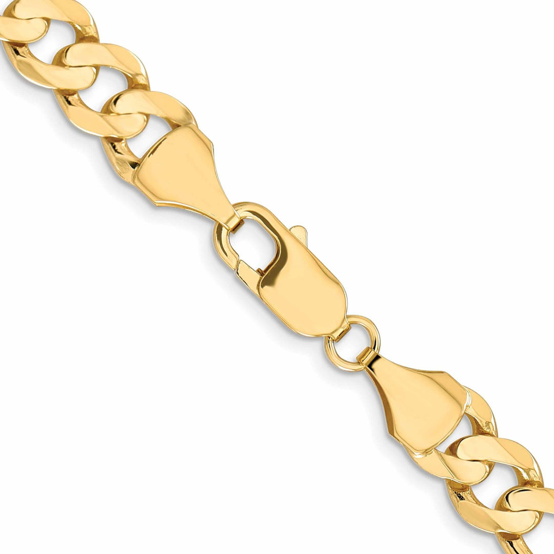 Lovely Rita's Chains 10k Yellow Gold 8.75mm Concave Figaro Chain