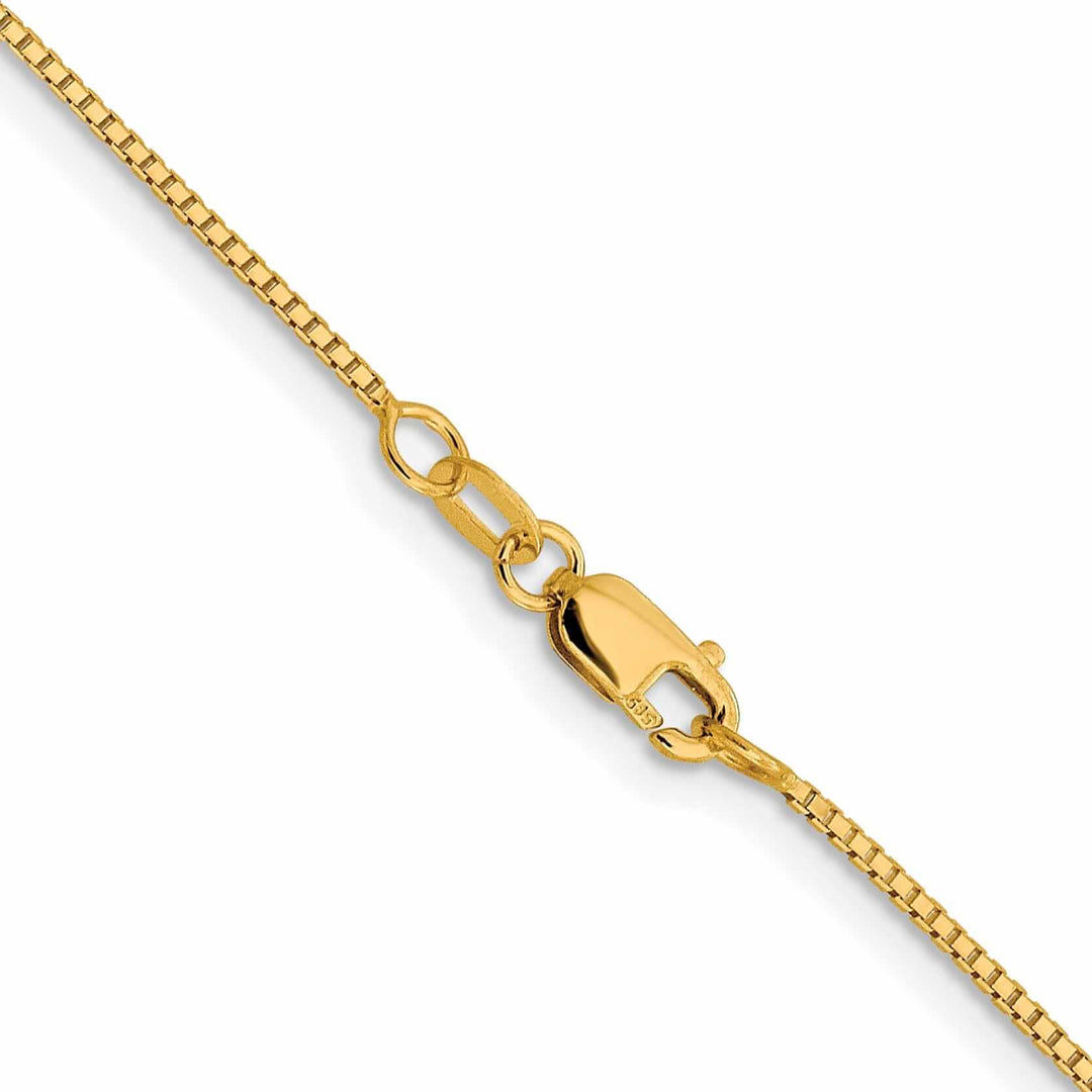 Lovely Rita's Chains 10k Yellow Gold .95 mm Octagonal Sparkle Box