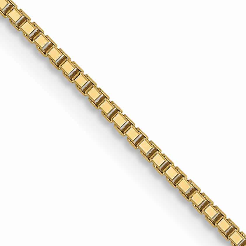 Lovely Rita's Chains 10k Yellow Gold .95 mm Octagonal Sparkle Box