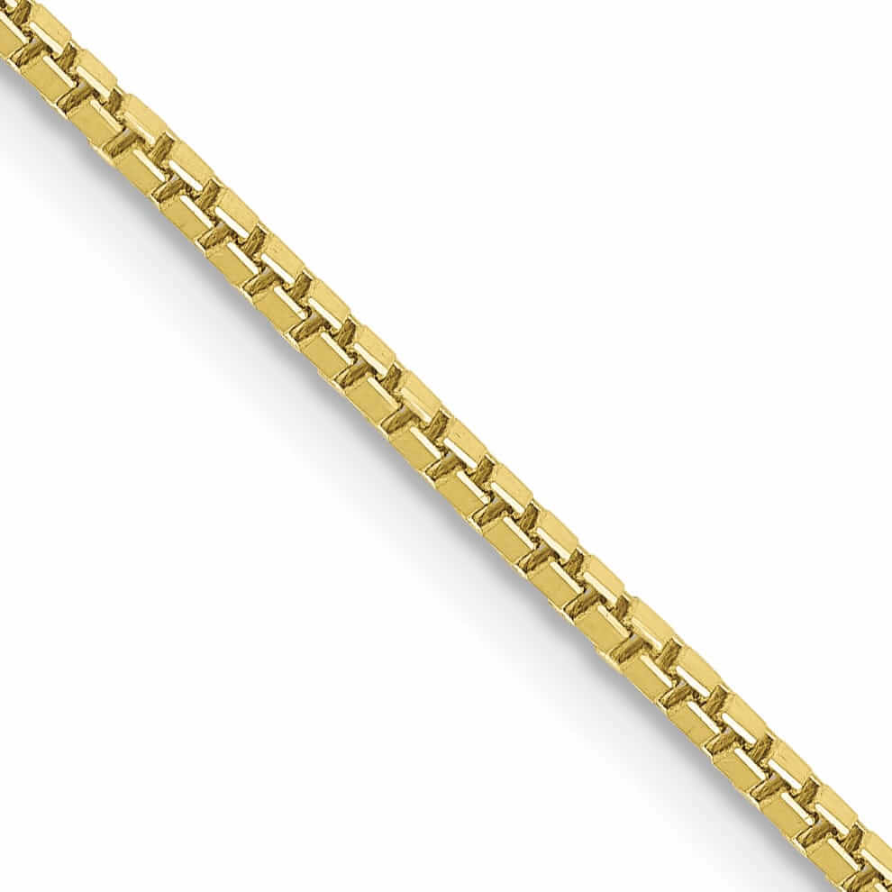 Lovely Rita's Chains 10k Yellow Gold Box Chain 1.25MM