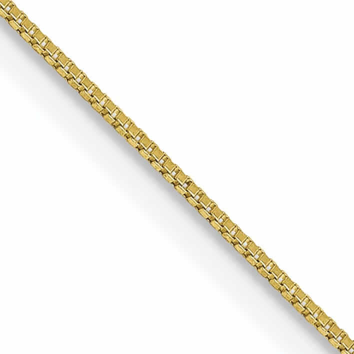 Lovely Rita's Chains 10k Yellow Gold Box Chain .5MM