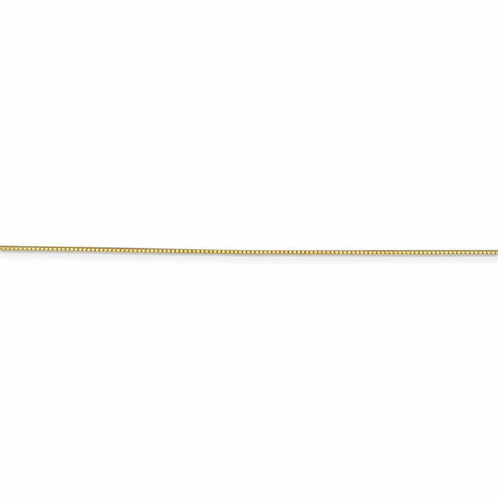 Lovely Rita's Chains 10k Yellow Gold Box Chain .7MM wide