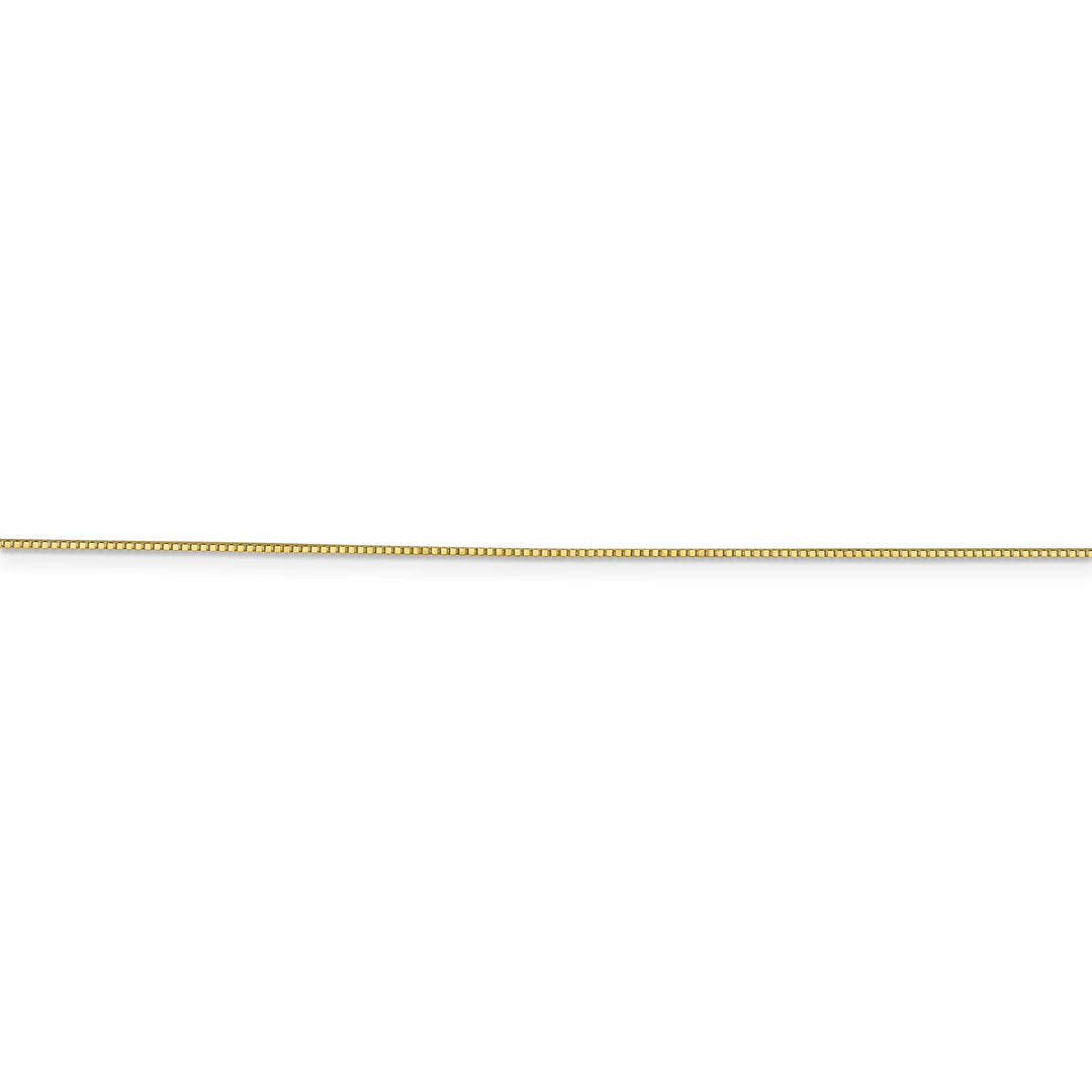 Lovely Rita's Chains 10k Yellow Gold Box Chain .7MM wide