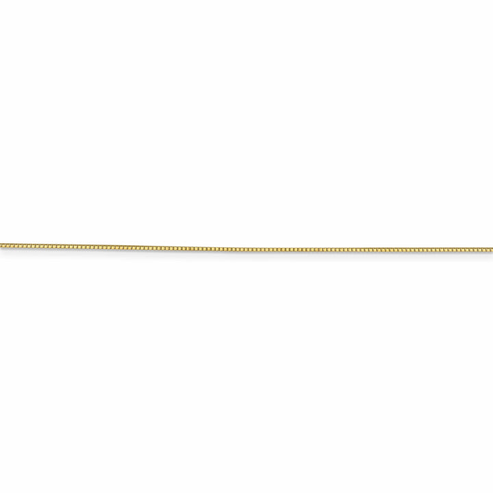 Lovely Rita's Chains 10k Yellow Gold Box Chain .7MM wide