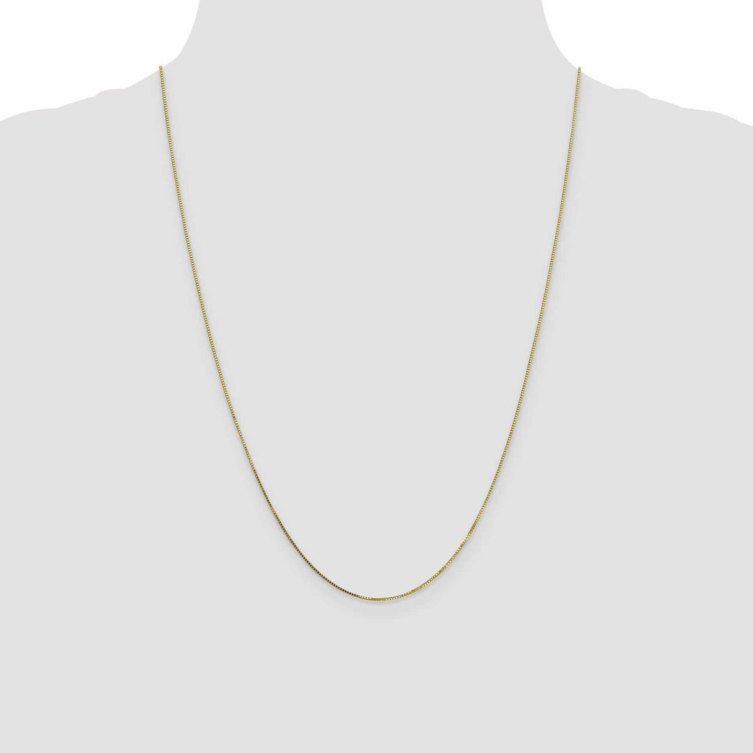 Lovely Rita's Chains 10k Yellow Gold Box Chain .7MM wide