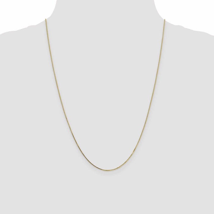 Lovely Rita's Chains 10k Yellow Gold Box Chain .7MM wide