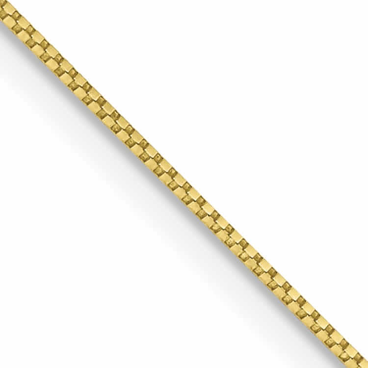 Lovely Rita's Chains 10k Yellow Gold Box Chain .7MM wide