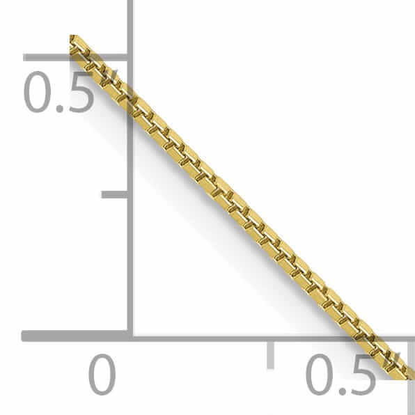 Lovely Rita's Chains 10k Yellow Gold Box Chain .90MM