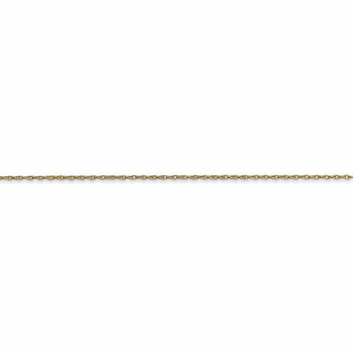 Lovely Rita's Chains 10k Yellow Gold Carded Cable Rope Chain 0.5MM wide