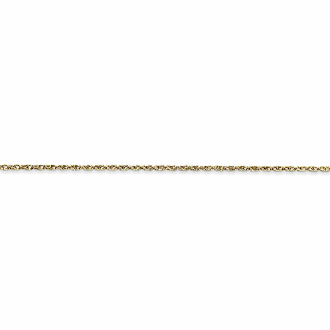 Lovely Rita's Chains 10k Yellow Gold Carded Cable Rope Chain 0.7MM