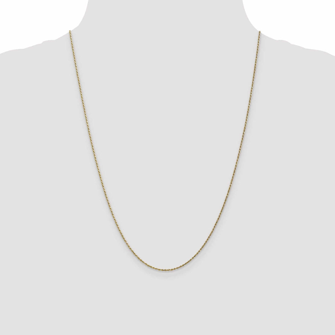 Lovely Rita's Chains 10k Yellow Gold Carded Cable Rope Chain 0.95MM
