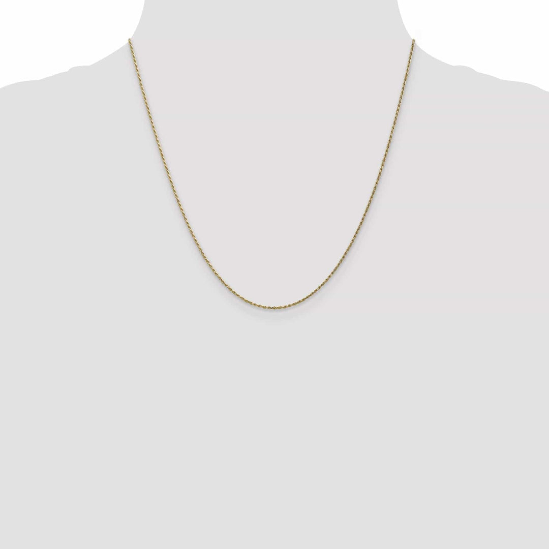 Lovely Rita's Chains 10k Yellow Gold Carded Cable Rope Chain 0.95MM