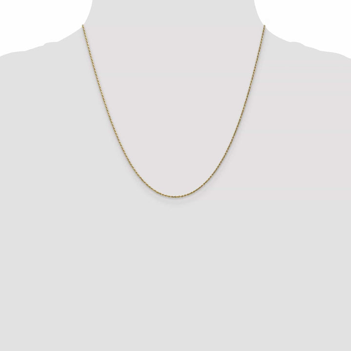 Lovely Rita's Chains 10k Yellow Gold Carded Cable Rope Chain 0.95MM