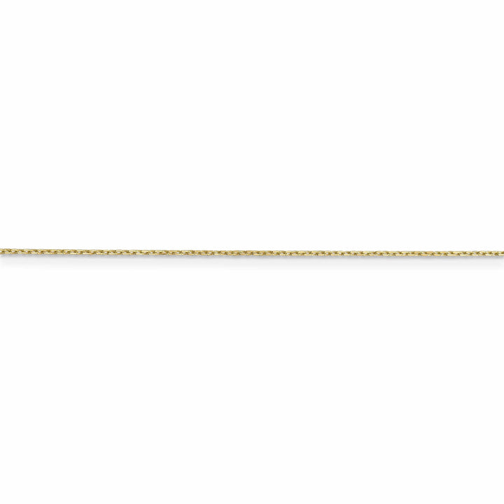Lovely Rita's Chains 10k Yellow Gold Diamond Cut Cable Chain .6MM