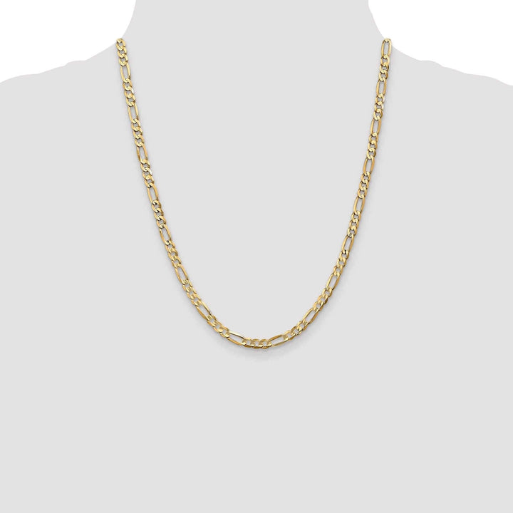 Lovely Rita's Chains 10k Yellow Gold Light Figaro Chain 4.5 MM