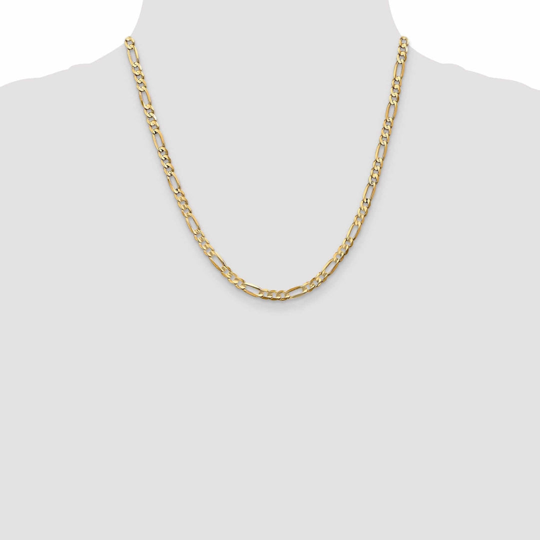 Lovely Rita's Chains 10k Yellow Gold Light Figaro Chain 4.5 MM