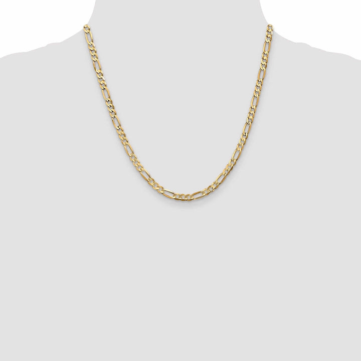 Lovely Rita's Chains 10k Yellow Gold Light Figaro Chain 4.5 MM