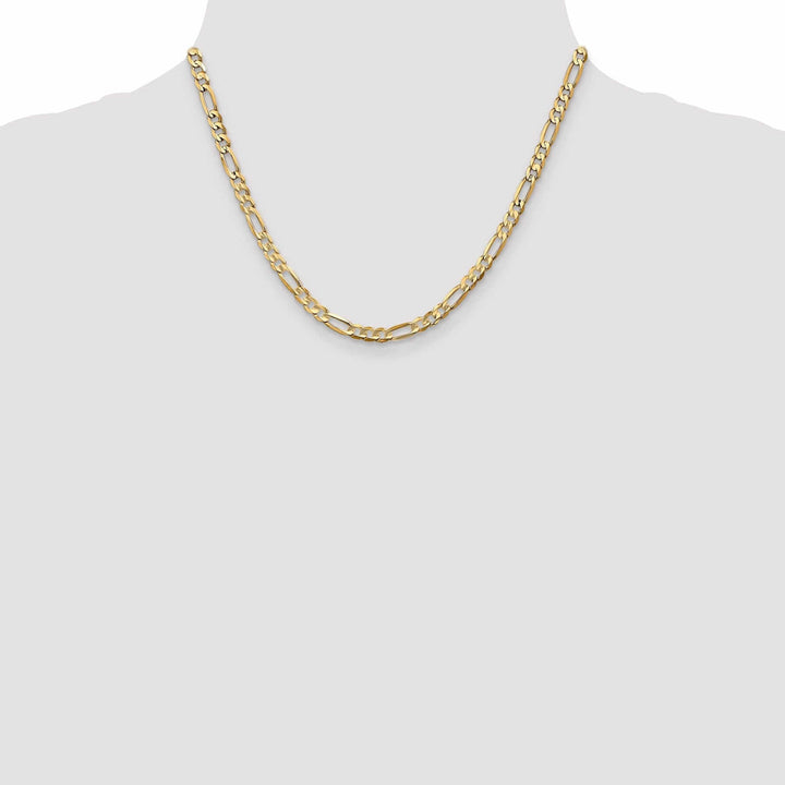 Lovely Rita's Chains 10k Yellow Gold Light Figaro Chain 4.5 MM