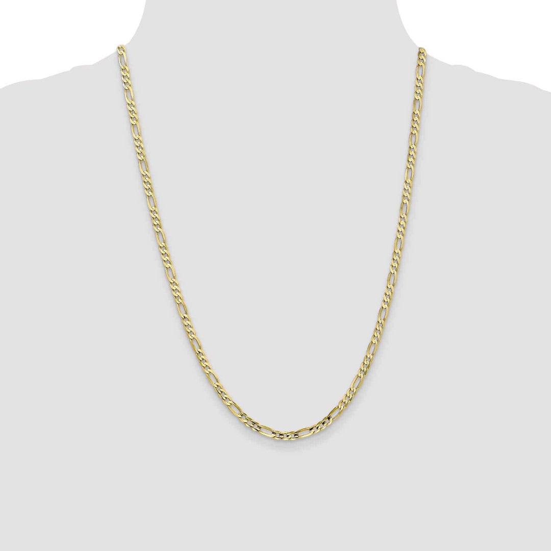 Lovely Rita's Chains 10k Yellow Gold Light Figaro Chain 4MM