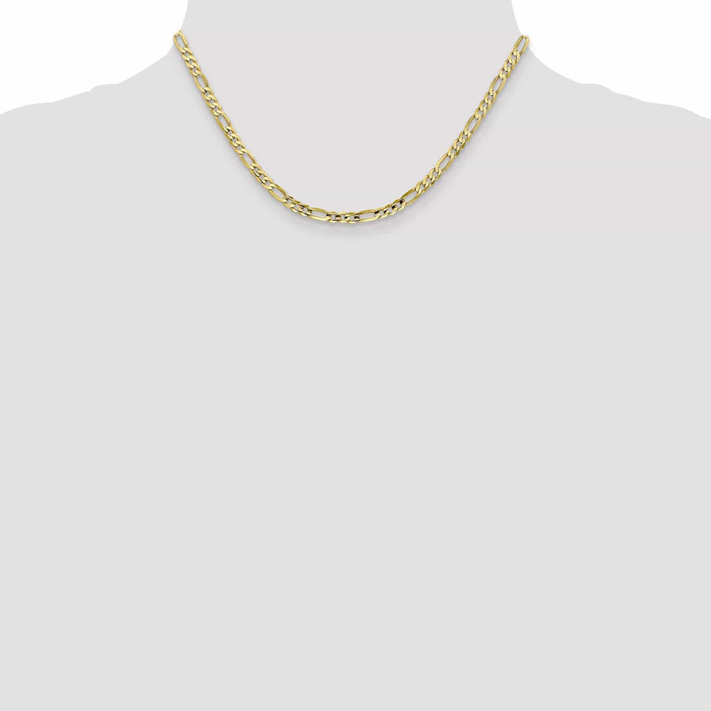 Lovely Rita's Chains 10k Yellow Gold Light Figaro Chain 4MM