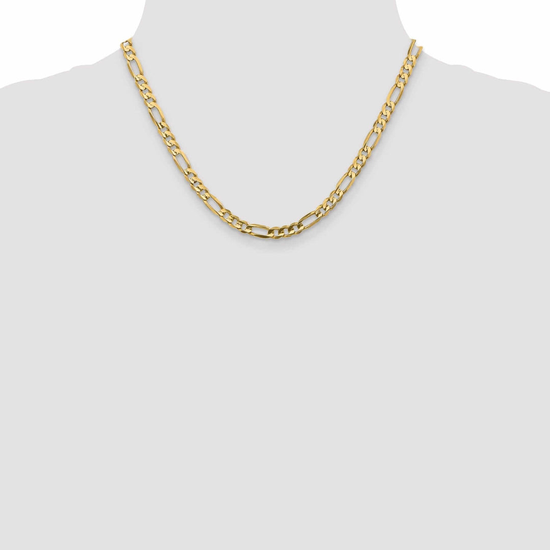 Lovely Rita's Chains 10k Yellow Gold Light Figaro Chain 5.25MM