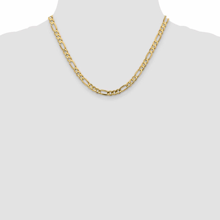 Lovely Rita's Chains 10k Yellow Gold Light Figaro Chain 5.25MM