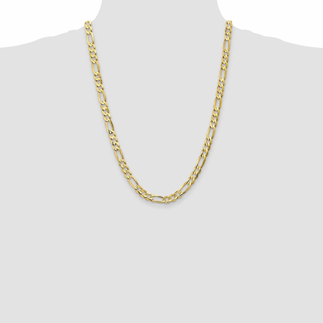 Lovely Rita's Chains 10k Yellow Gold Light Figaro Chain 6.75MM