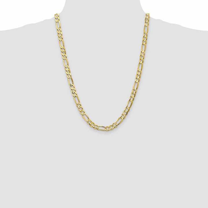 Lovely Rita's Chains 10k Yellow Gold Light Figaro Chain 6.75MM