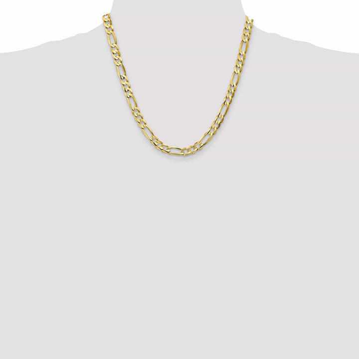 Lovely Rita's Chains 10k Yellow Gold Light Figaro Chain 6.75MM