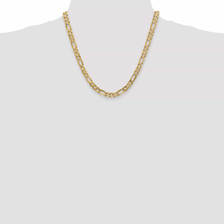 Lovely Rita's Chains 10k Yellow Gold Light Figaro Chain 6MM