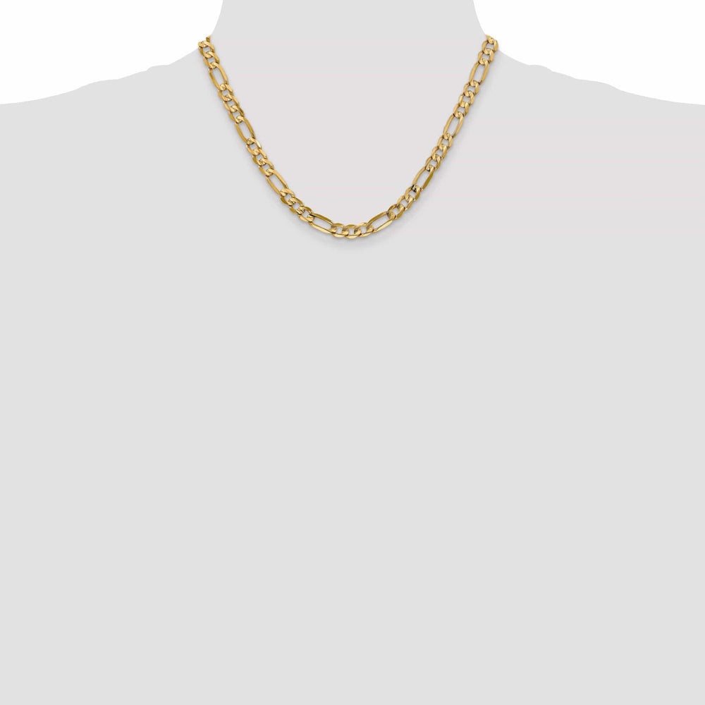Lovely Rita's Chains 10k Yellow Gold Light Figaro Chain 6MM